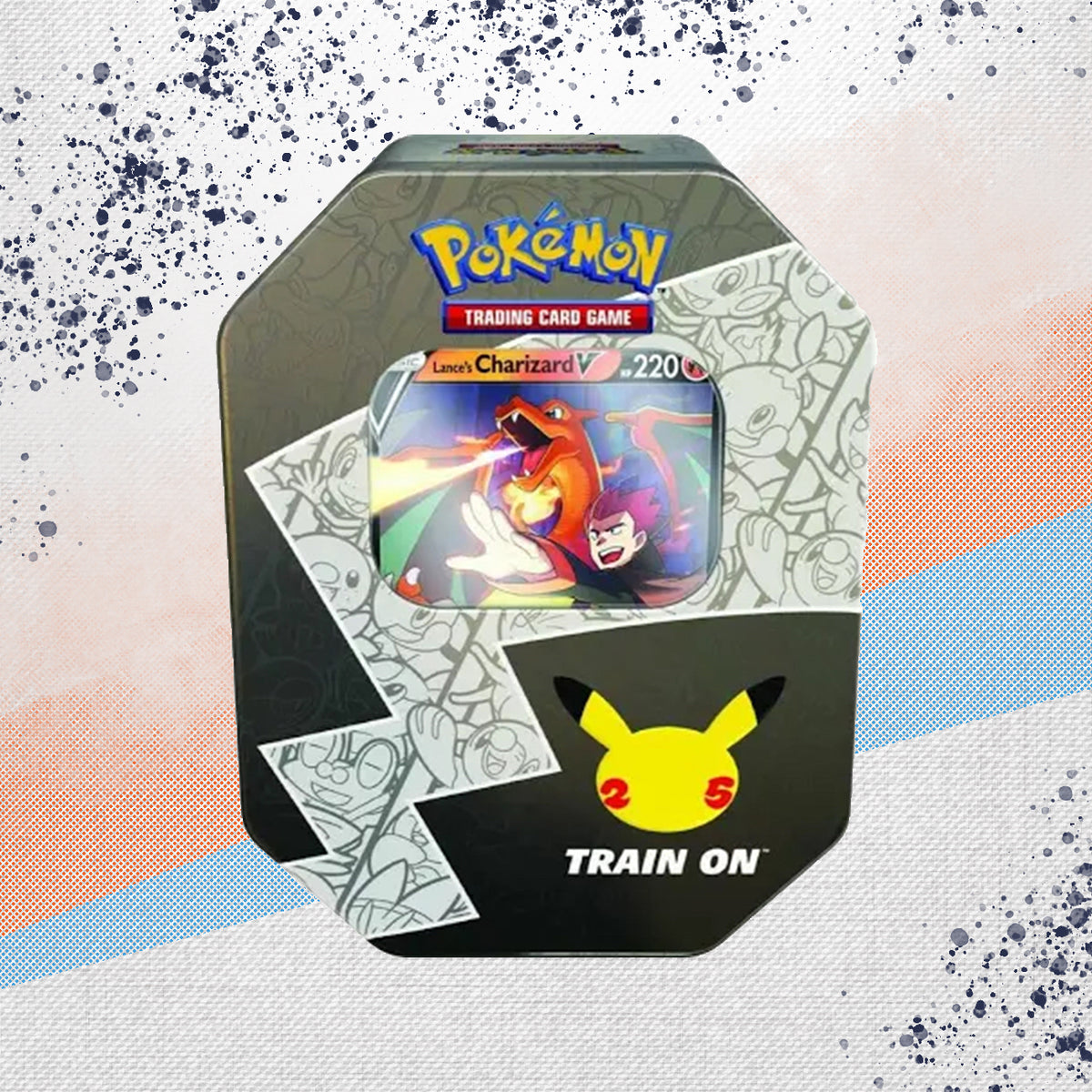 Pokemon Celebrations Lance’s Charizard V Tin