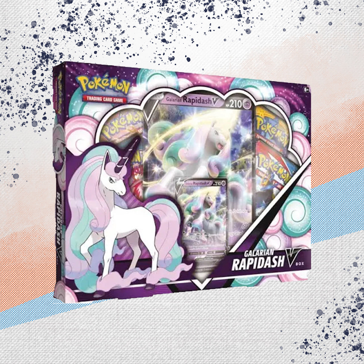 Pokemon Galarian Rapidash V Box