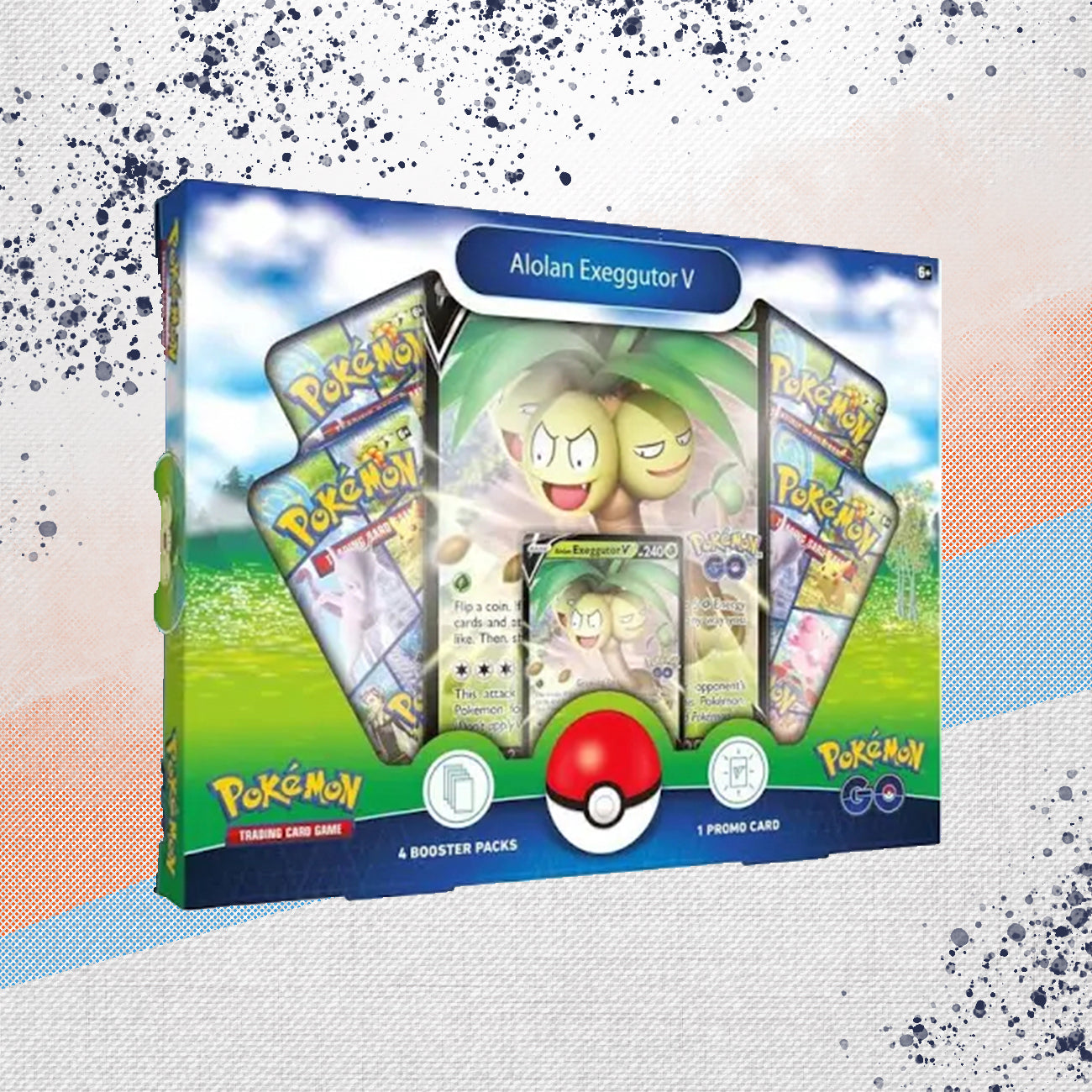 Pokemon GO Alolan Exeggutor V Collection Box