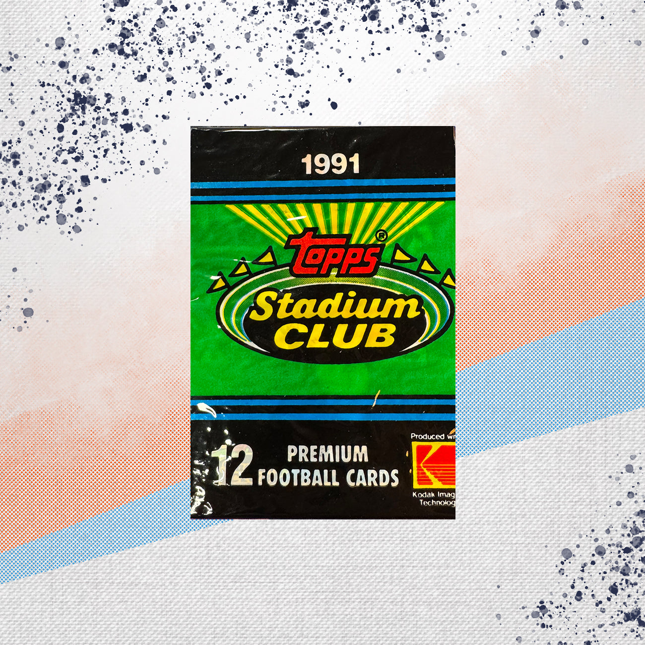 1991 Topps Stadium Club Football Pack