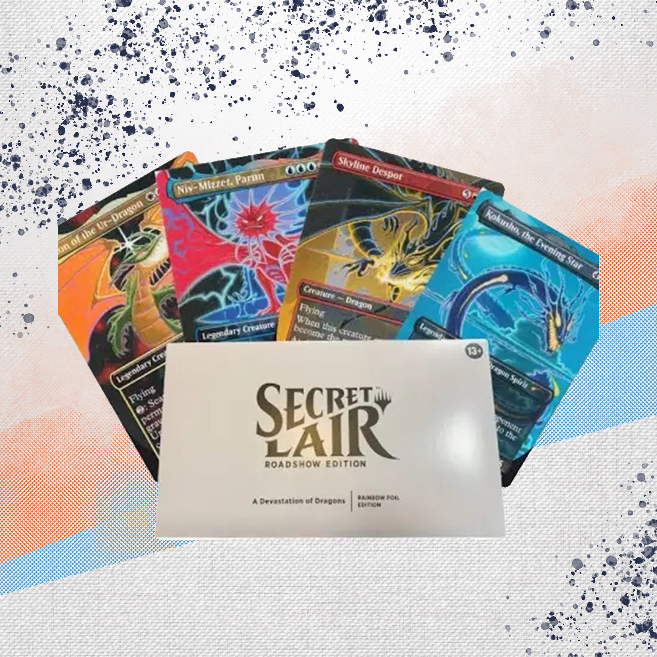 Secret Lair Devastation Of Dragons Rainbow Foil Edition Pack