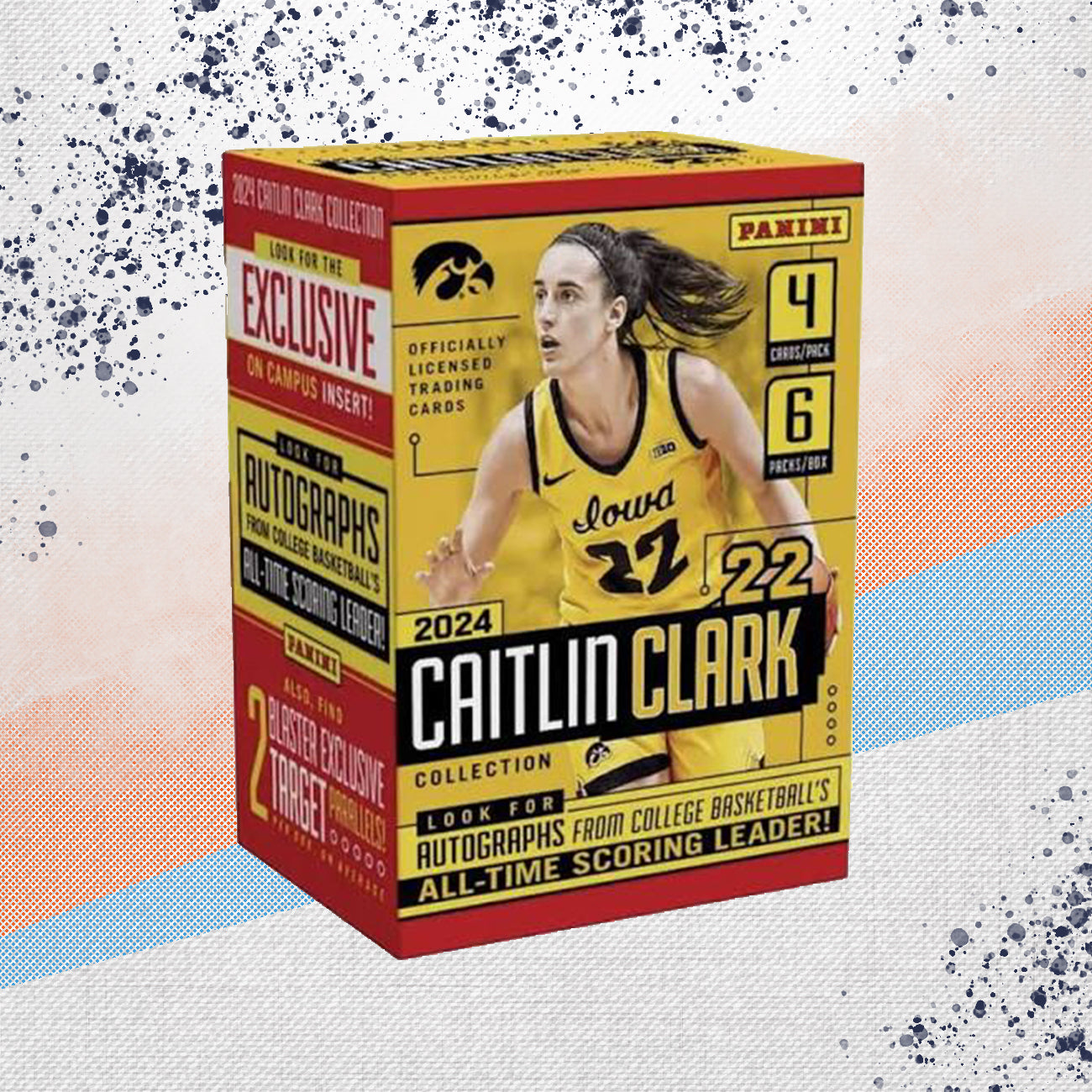 2024 Panini Caitlin Clark Collection Blaster Box