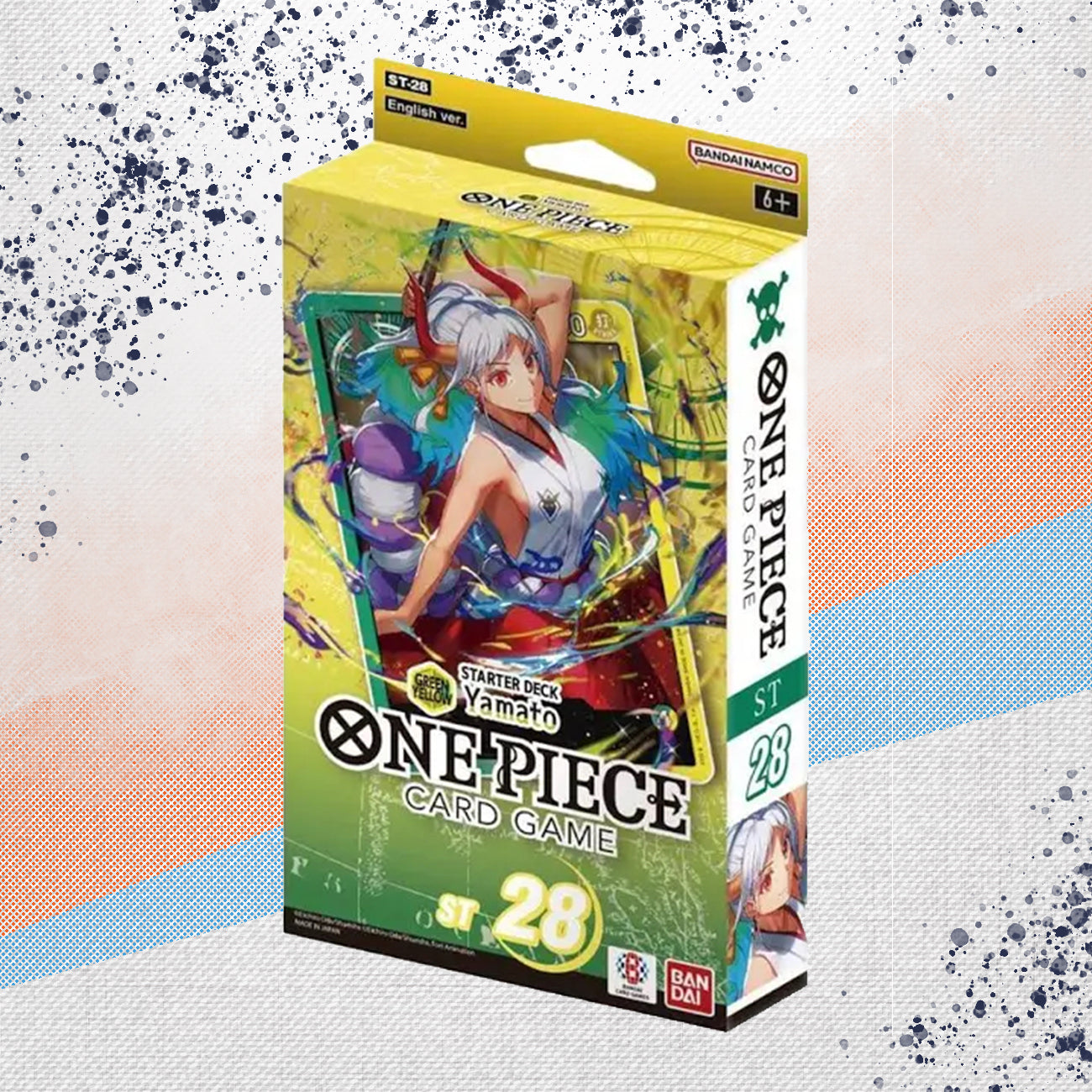 One Piece Green Yellow Yamato Started Deck 28 Box