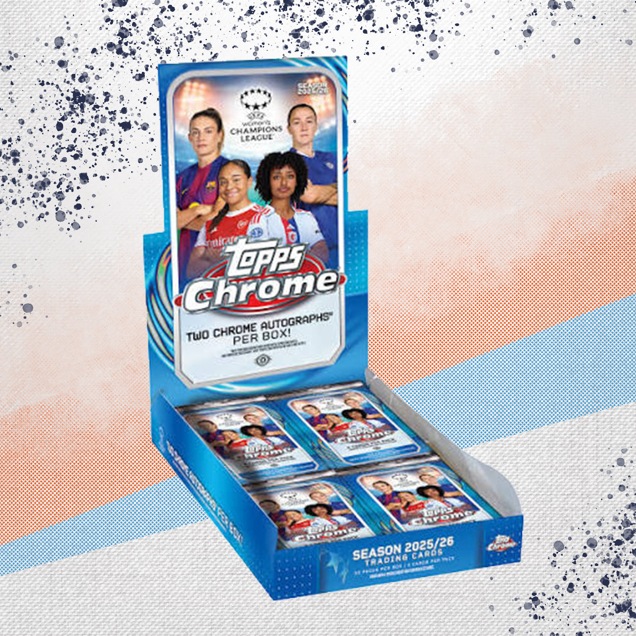 2025-26 Topps Chrome Women’s UEFA Champions League Soccer Hobby Box