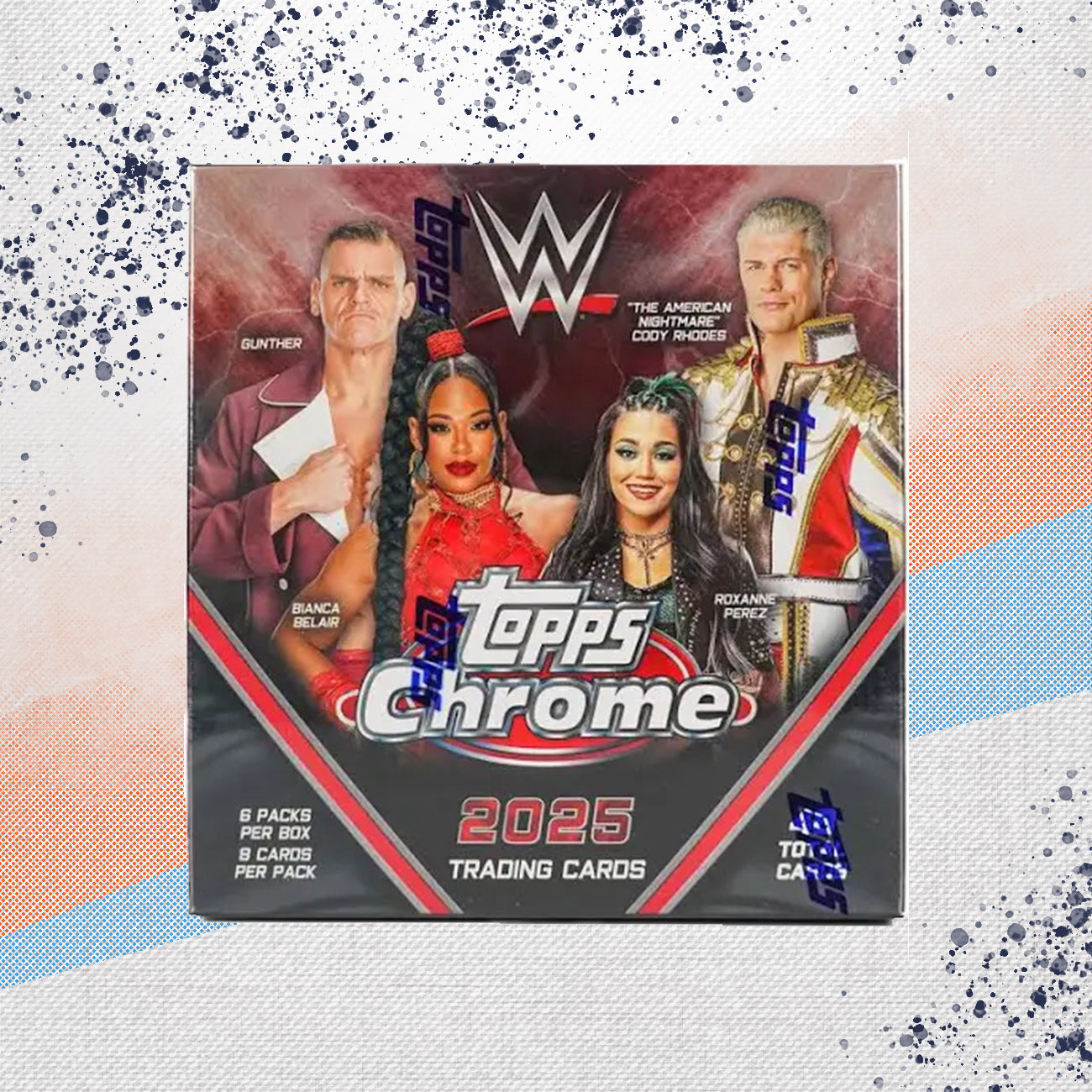 2025 Topps Chrome WWE Mega Box