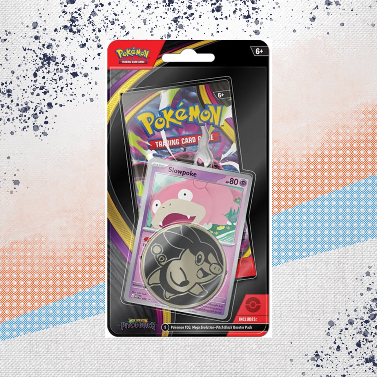 Pokemon Mega Evolution Pitch Black Slowpoke Blister