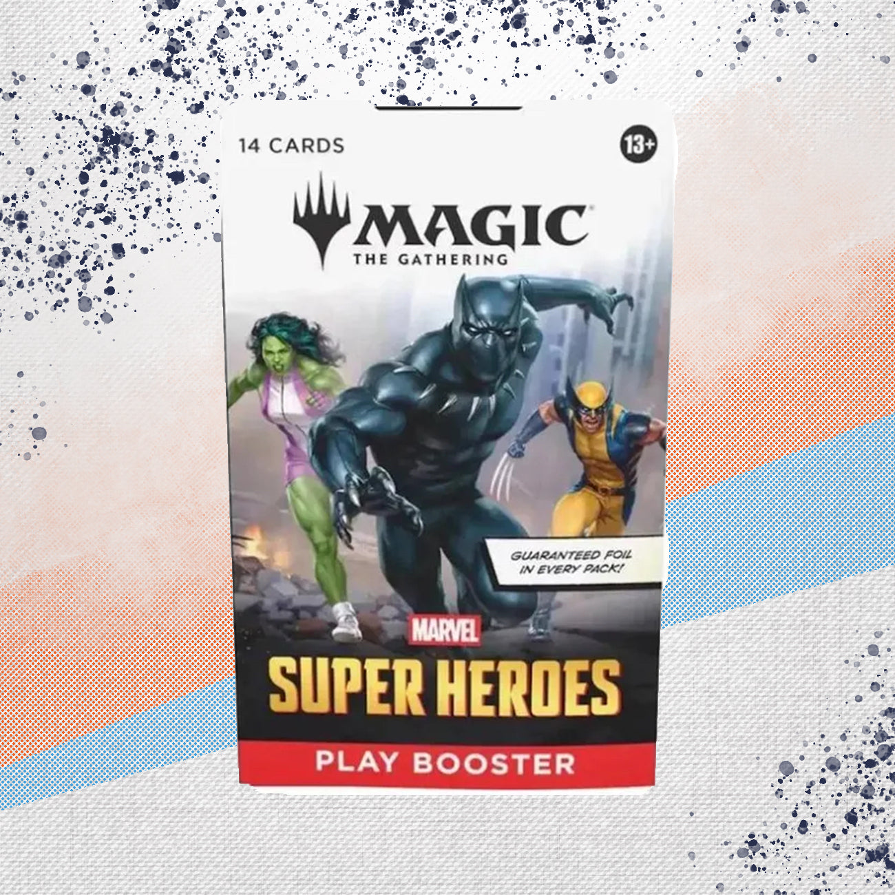 Magic The Gathering Marvel Super Heroes Sleeved Booster Pack