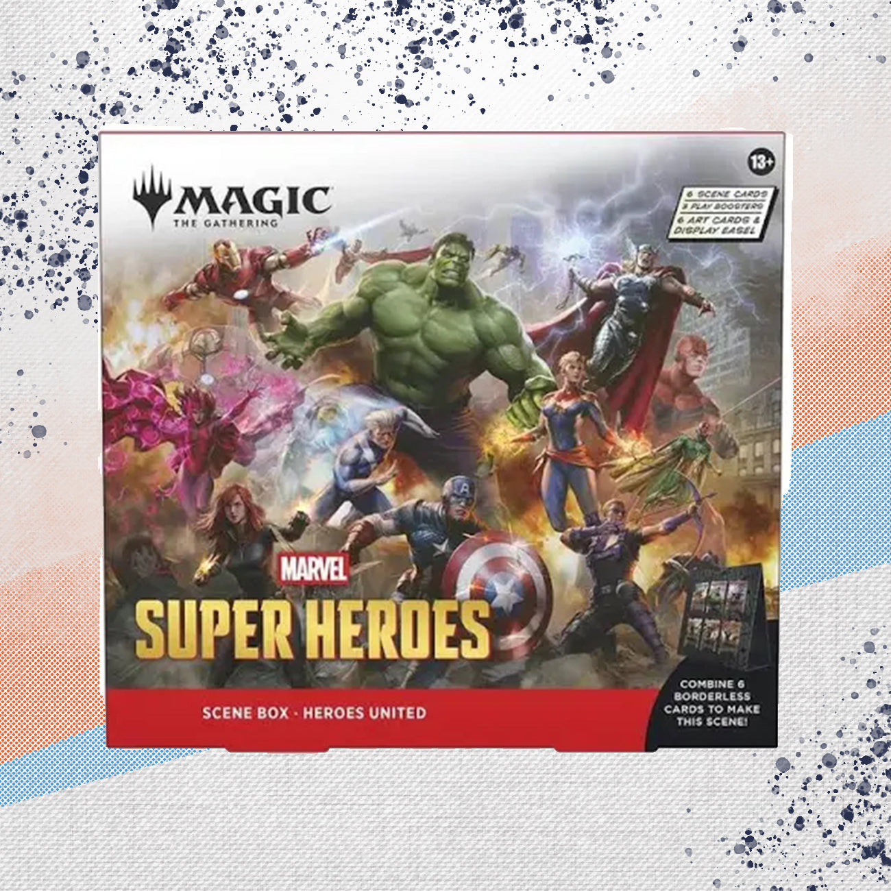 Magic The Gathering Marvel Super Heroes Scene Box