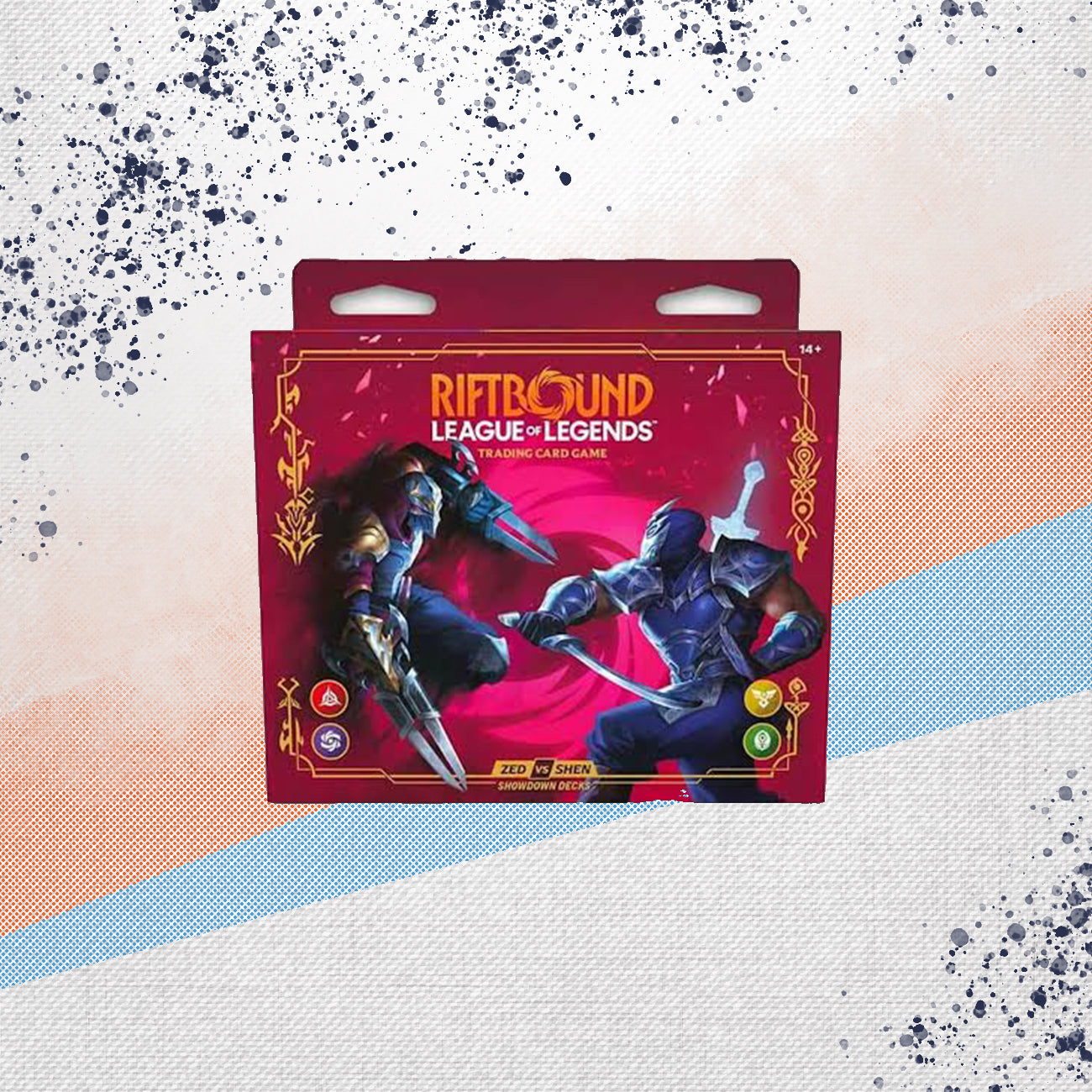 Riftbound League of Legends Zed vs Shen Showdown Decks Box