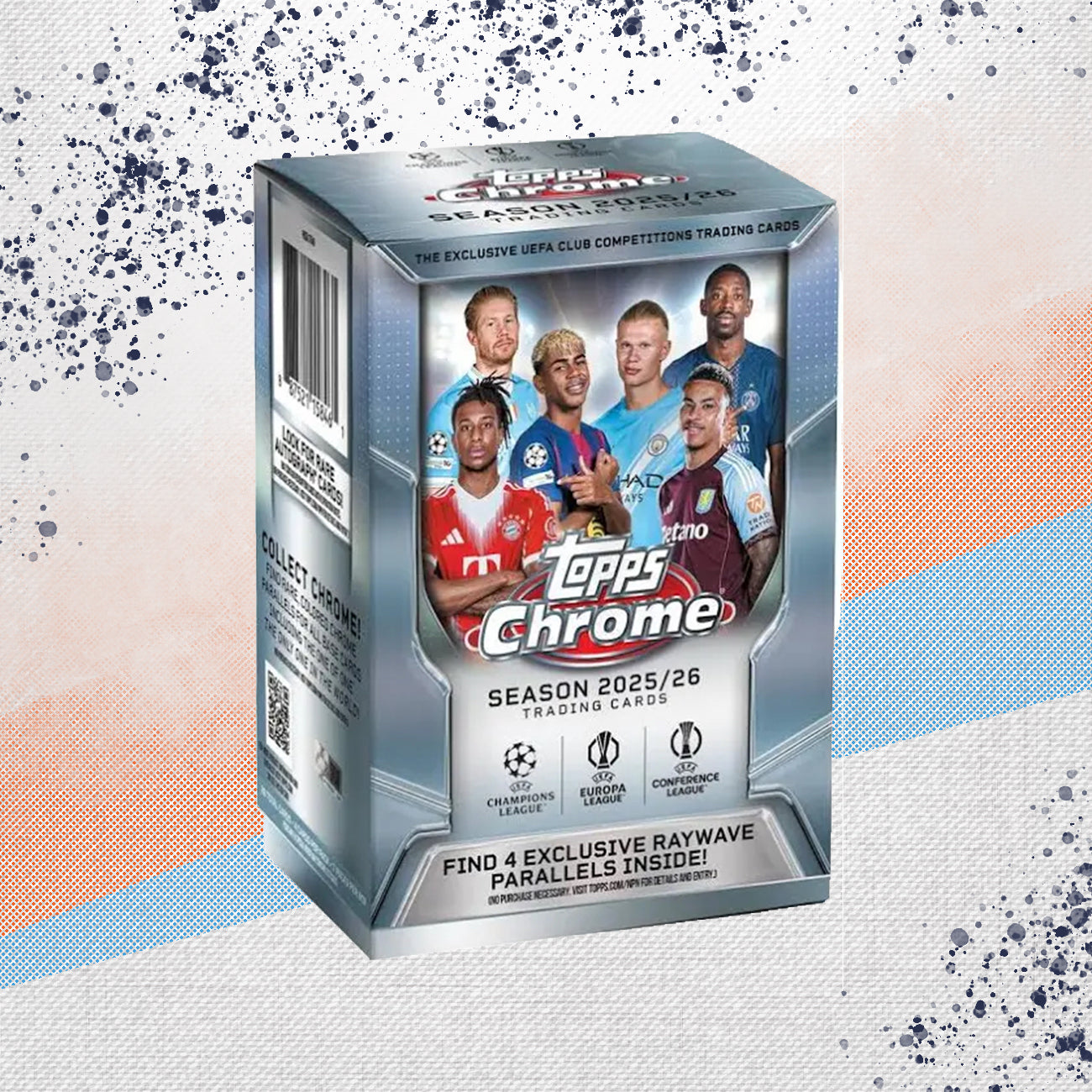 2025/26 Topps Chrome UEFA Club Competitions Soccer Blaster Box