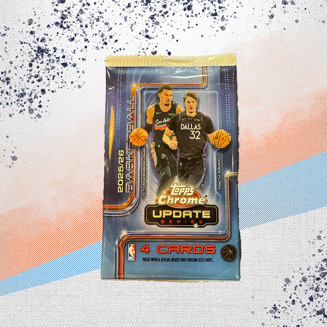 2025-26 Topps Chrome Update Basketball Blaster Pack