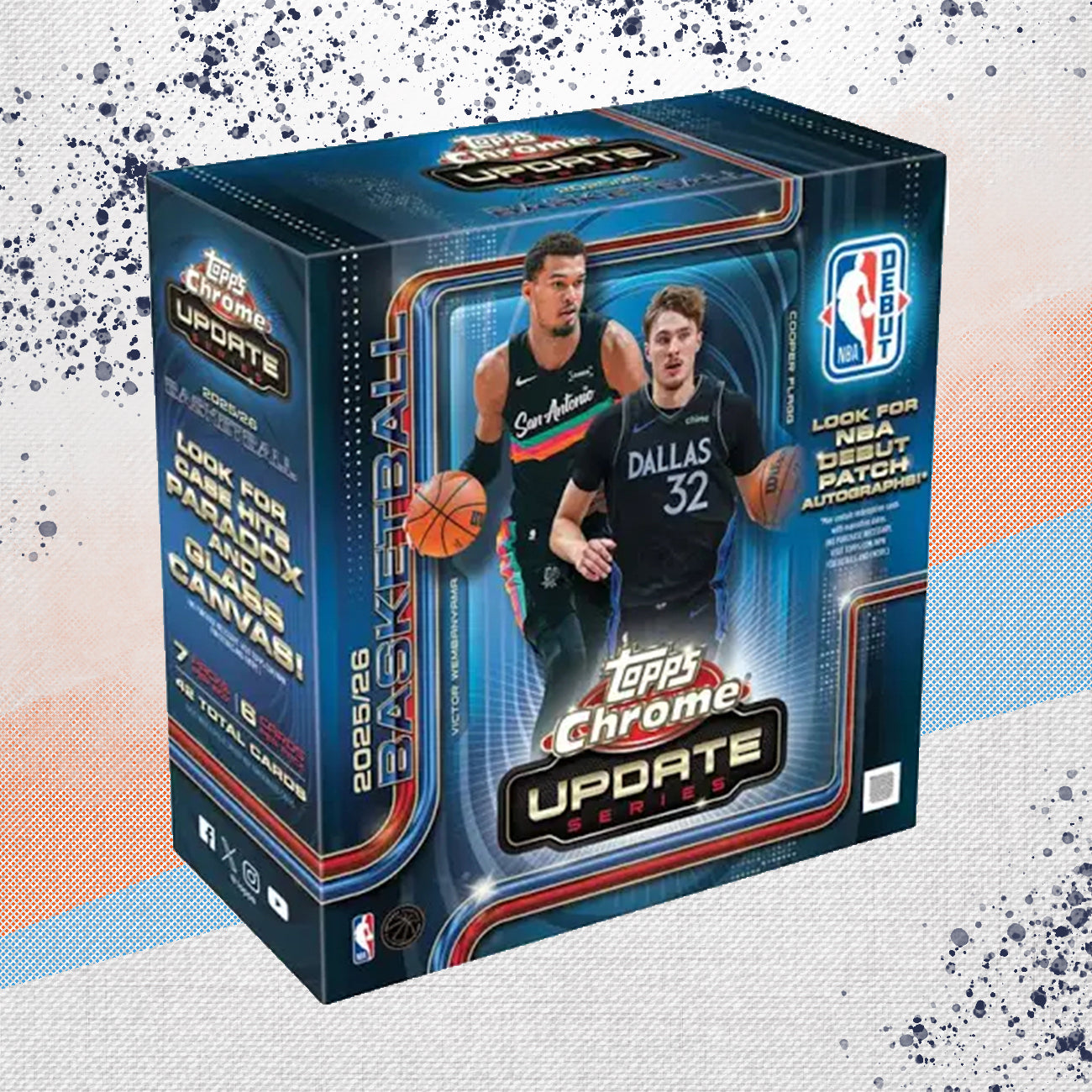2025-26 Topps Chrome Update Basketball Mega Box