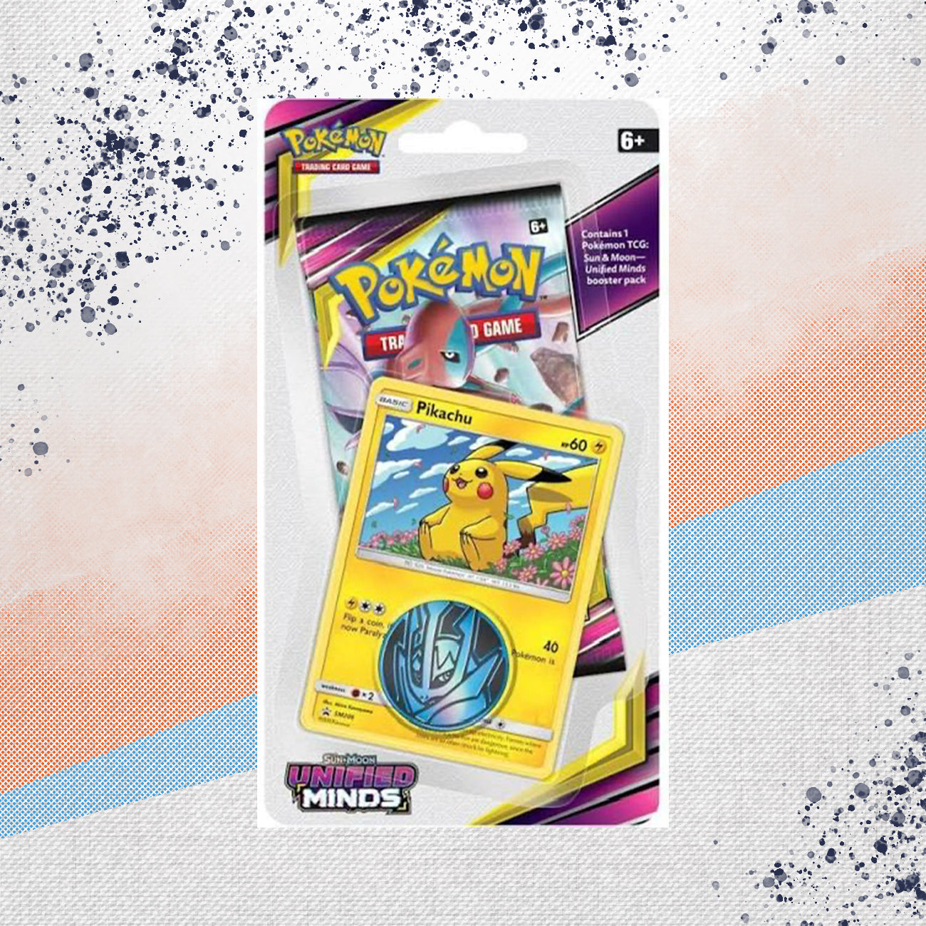 Pokemon Unified Minds Single Pack Blister Pikachu