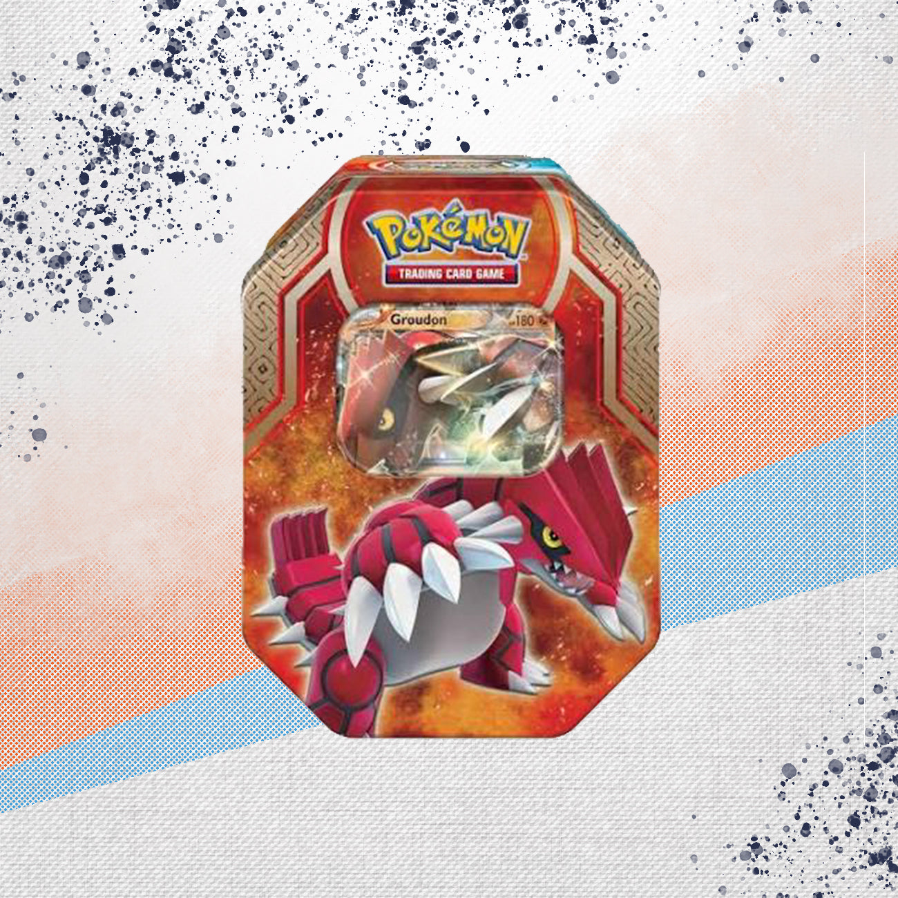 Pokemon Legends of Hoenn Groudon EX Tin