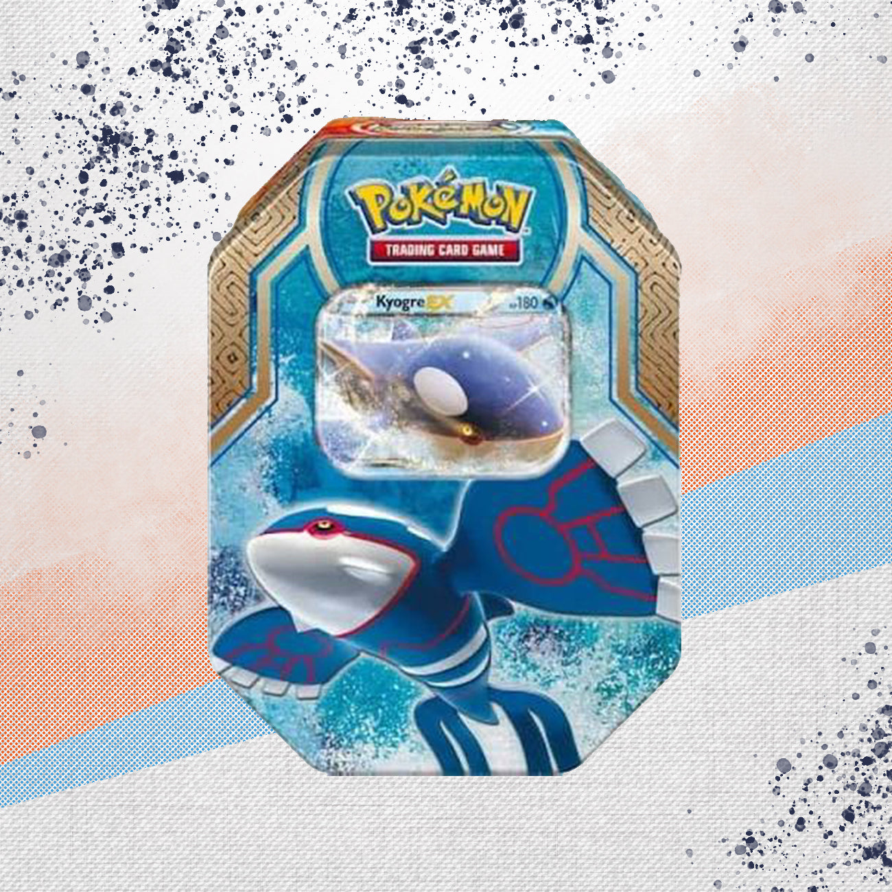 Pokemon Legends of Hoenn Kyogre EX Tin
