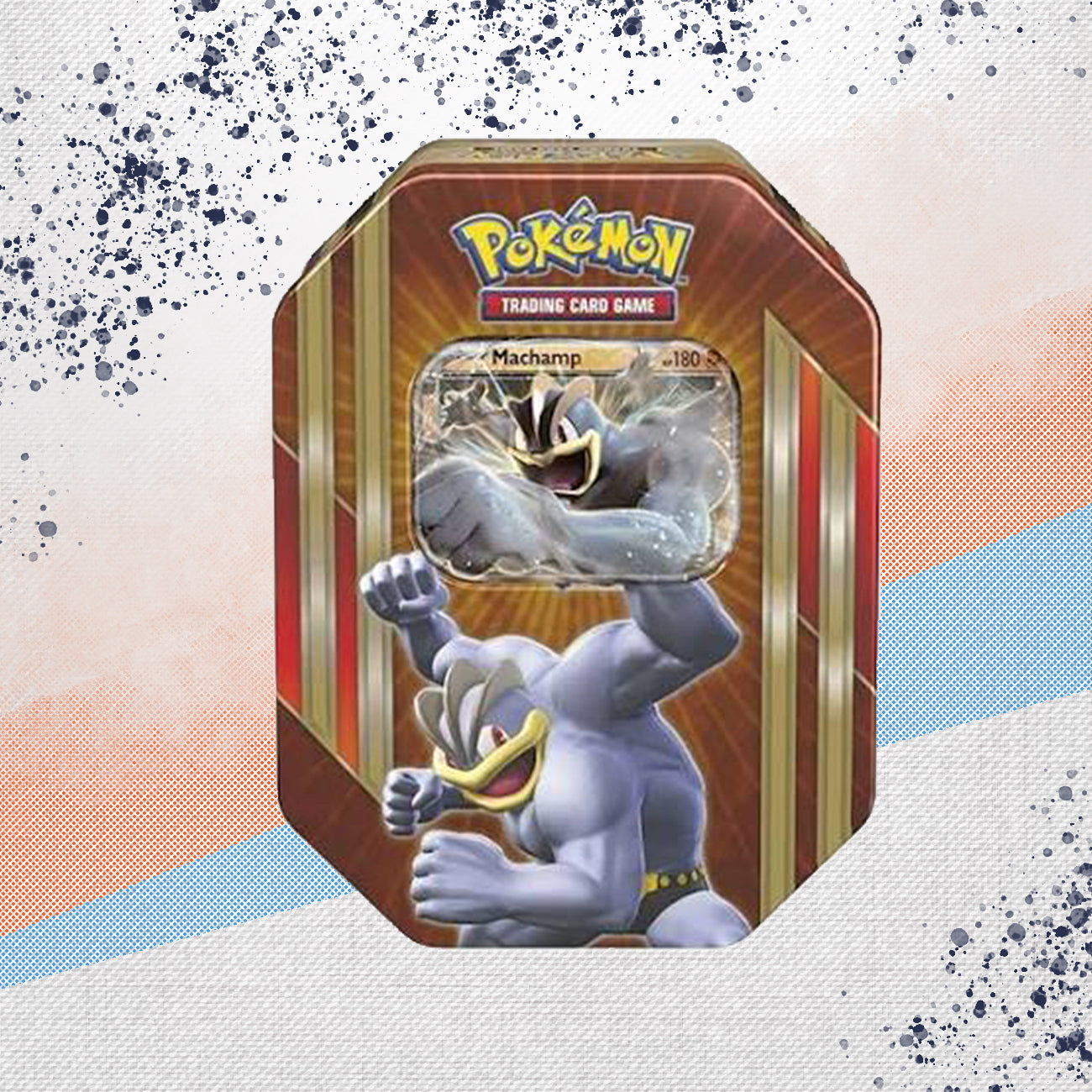 Pokemon Machamp Triple Power Tin