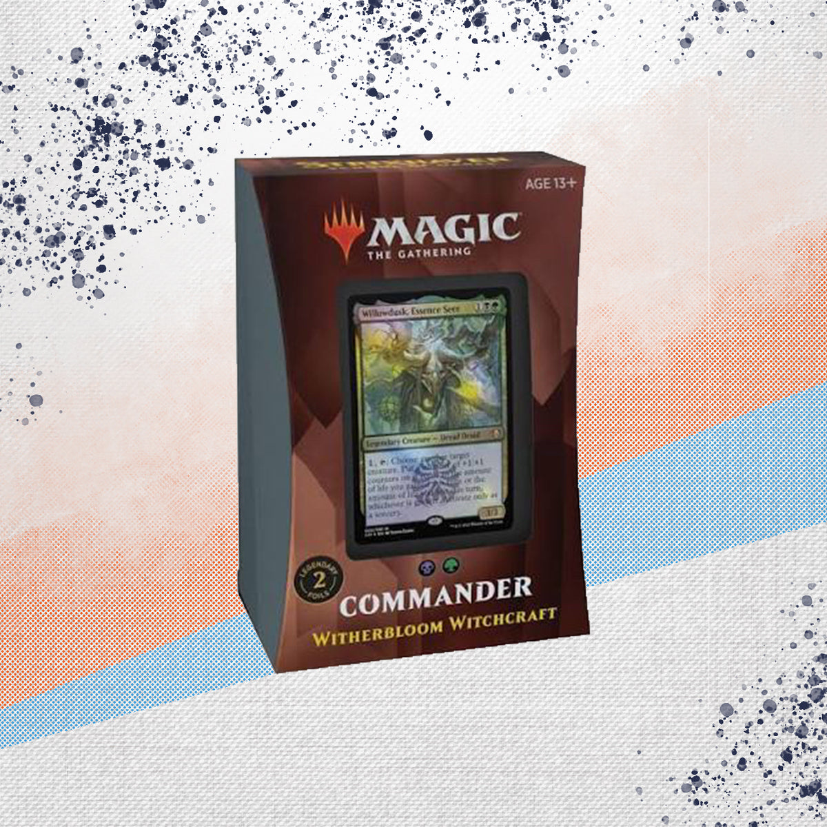 Magic The Gathering School of Mages Witherbloom Witchcraft Commander Deck