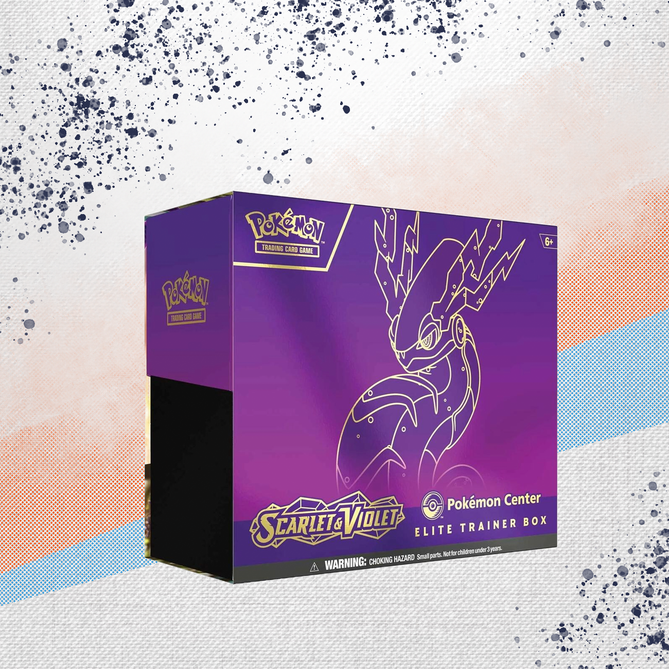 Pokemon Scarlet &amp; Violet Purple Pokemon Center Elite Trainer Box