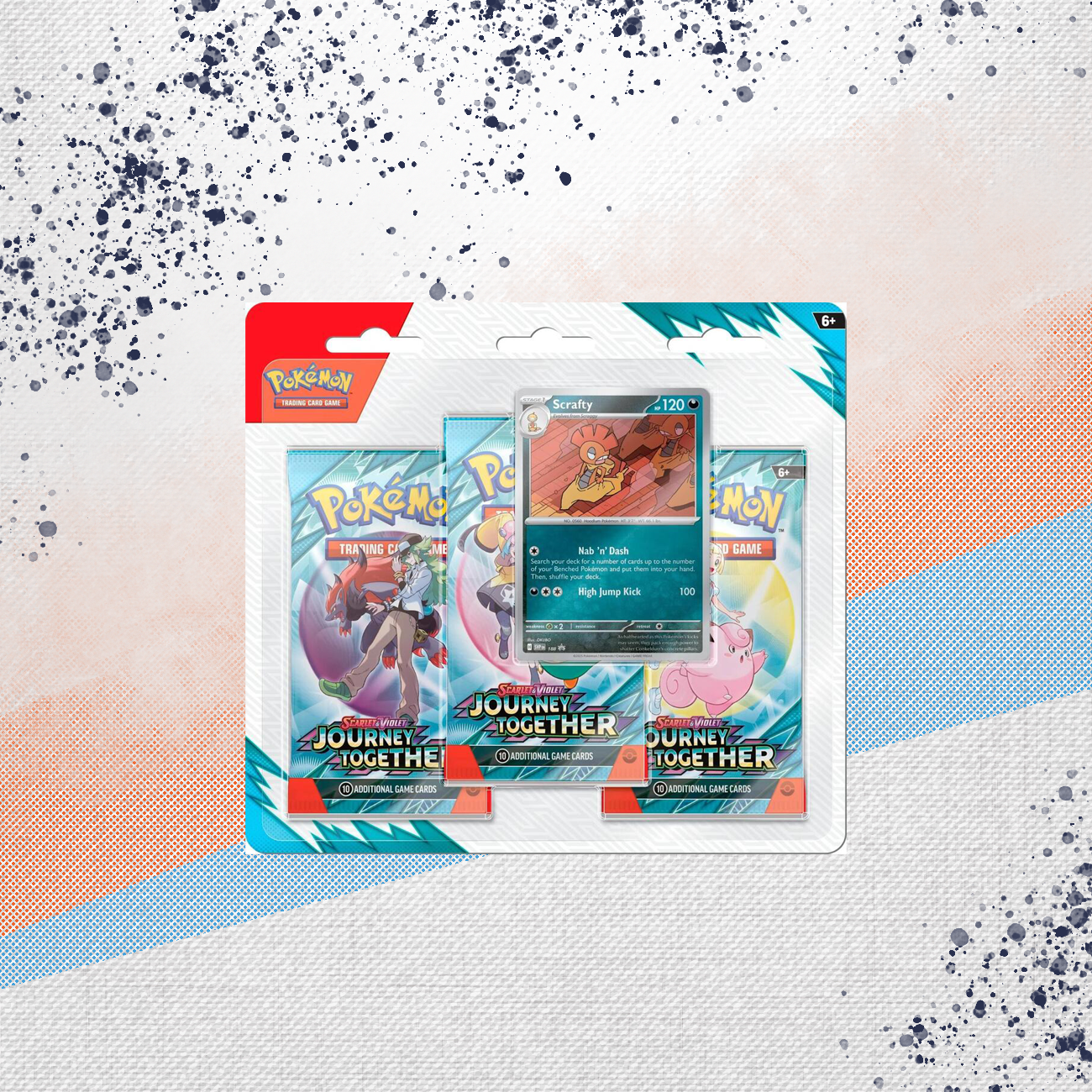 Pokemon Journey Together 3-Pack Blister