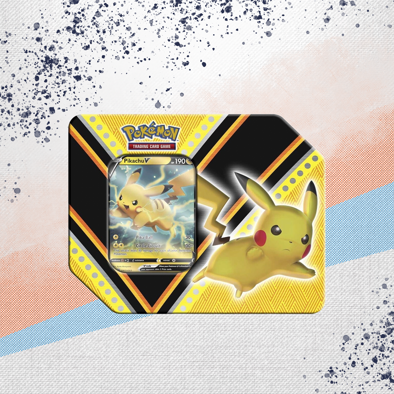 Pokemon Pikachu V Powers Tin