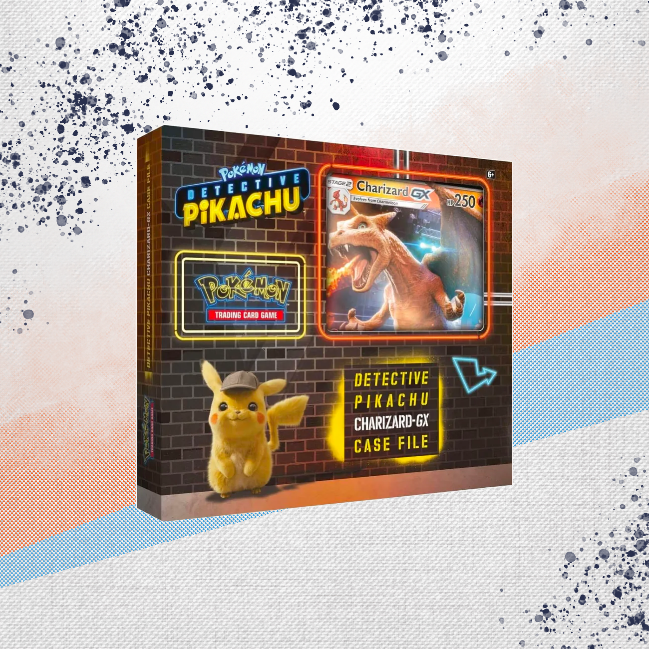 Pokemon Detective Pikachu Charizard-GX Case File