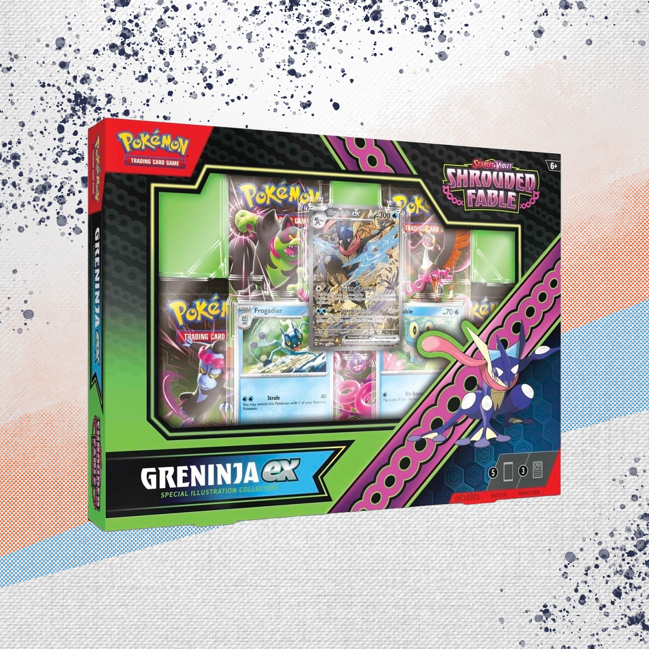 Pokemon Shrouded Fable Greninja EX Special Illustration Collection