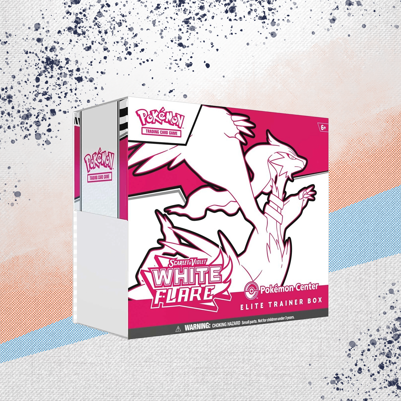 Pokemon White Flare Pokemon Center Elite Trainer Box