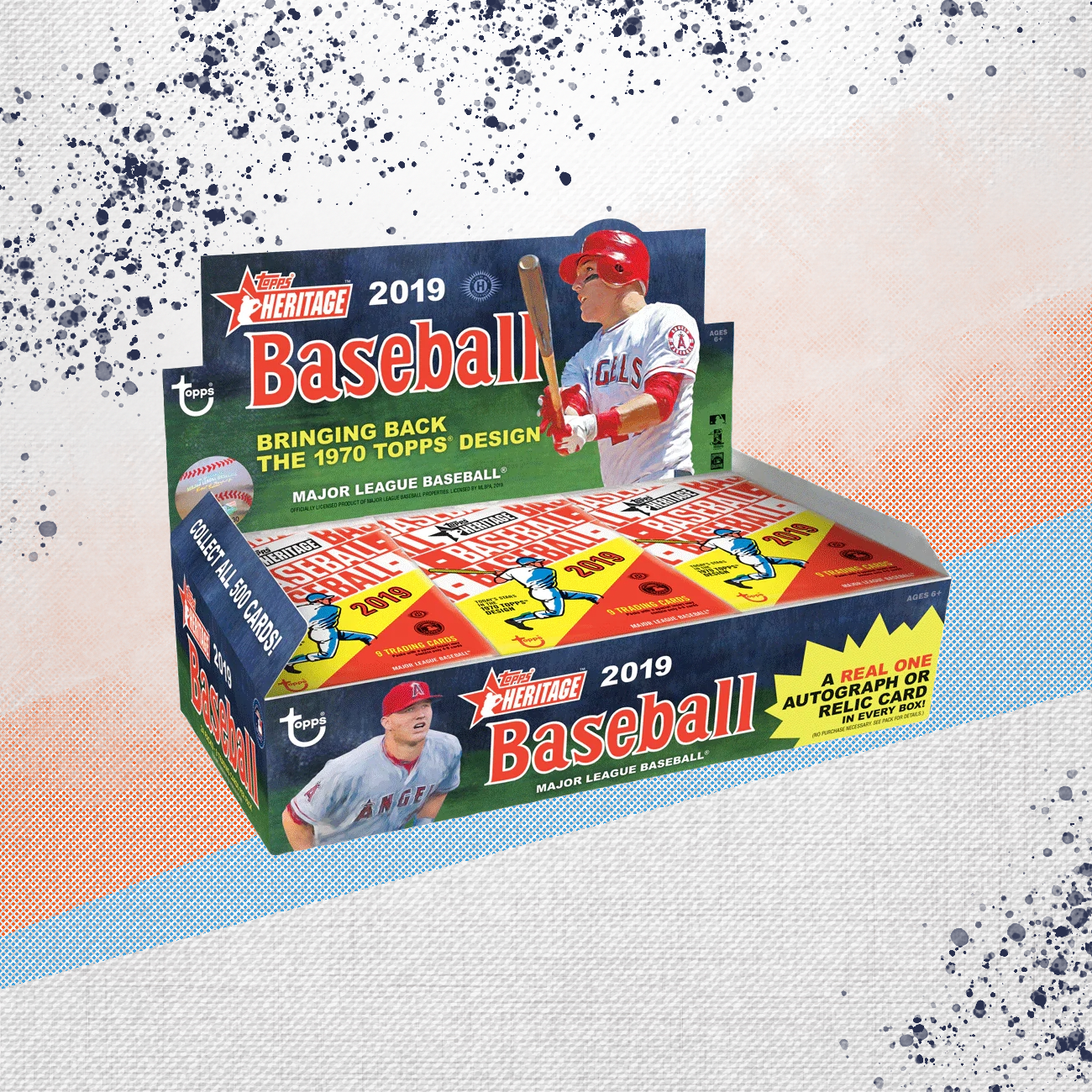 2019 Topps Heritage Baseball Hobby Box