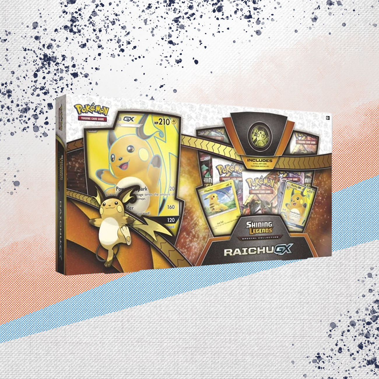 Pokemon Shining Legends Raichu GX Special Collection Box