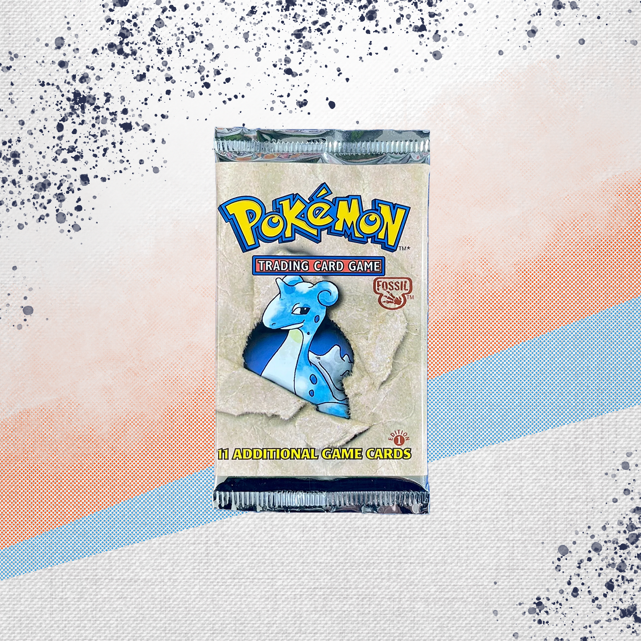 Pokemon Fossil 1st Edition Booster Pack