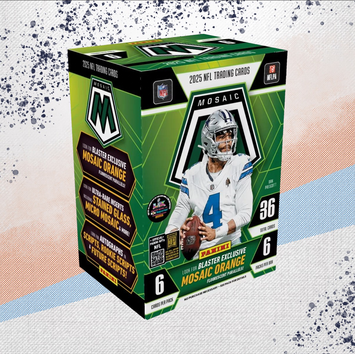2025 Panini Mosaic Football Blaster Box