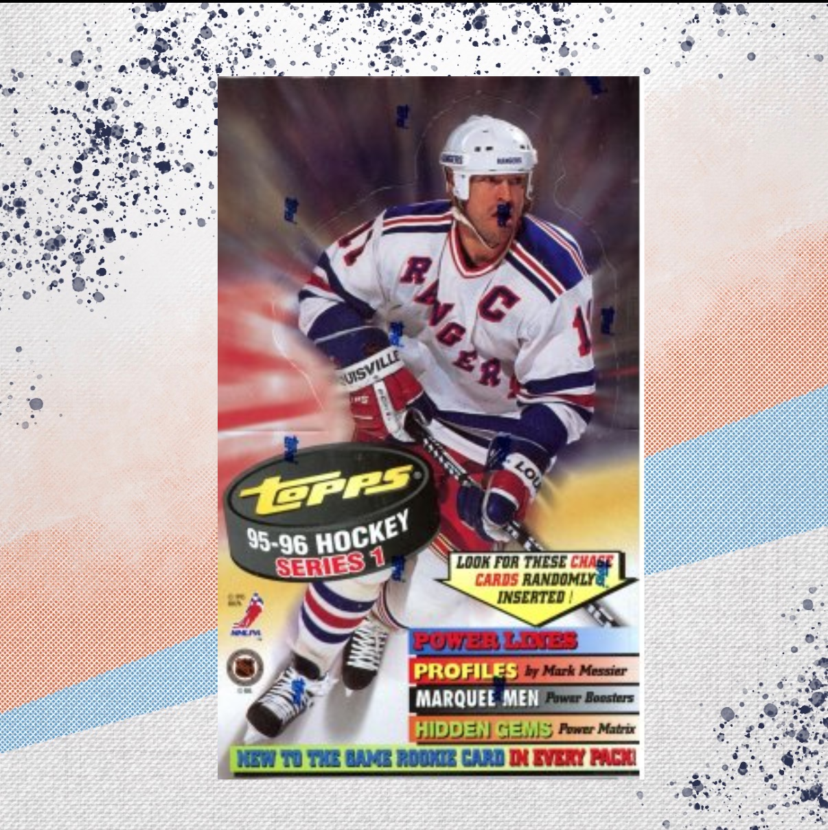 1995-96 Topps Series 1 Hockey Hobby Box