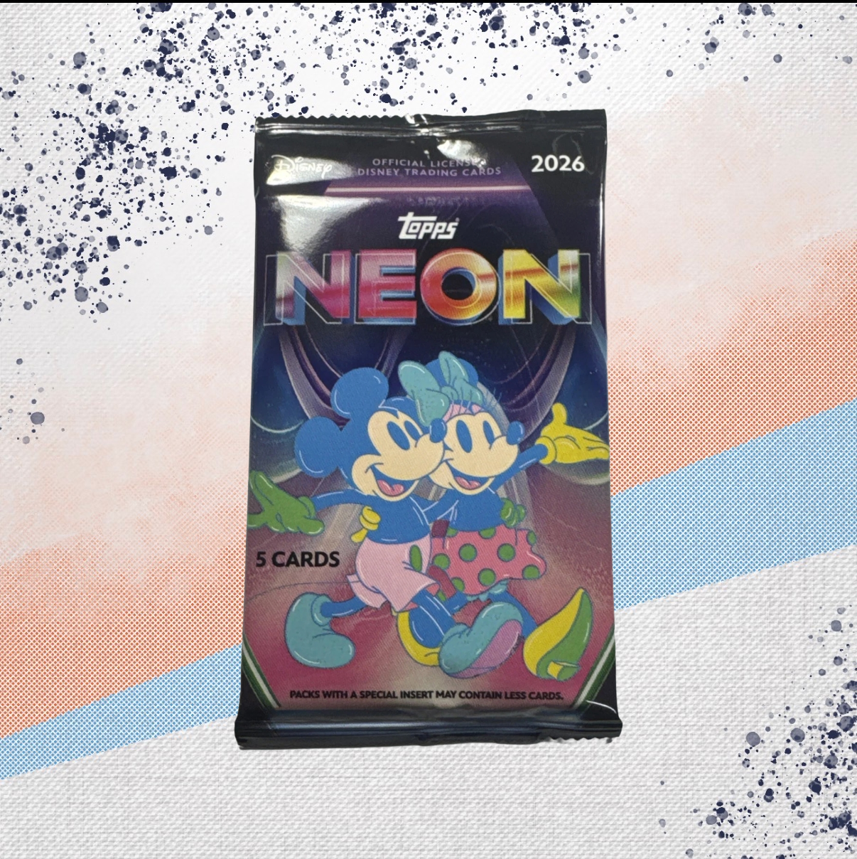 2026 Topps Disney Neon Blaster Pack