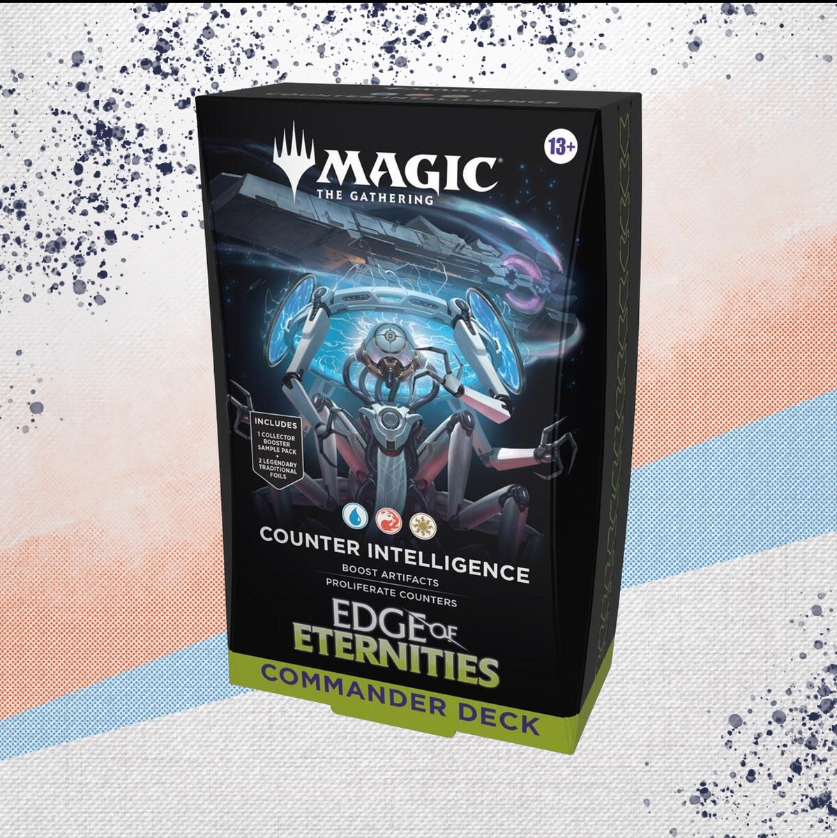 Magic The Gathering Edge of Eternities Counter Intelligence Commander Deck