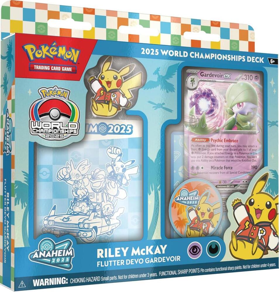 Pokemon 2025 Anaheim World Championships Deck Riley McKay Flutter Devo Gardevoir
