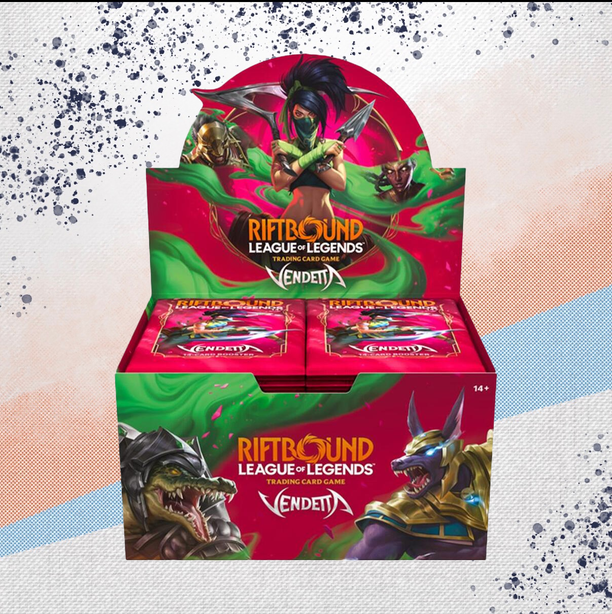 Riftbound League of Legends Vendetta Booster Display Box