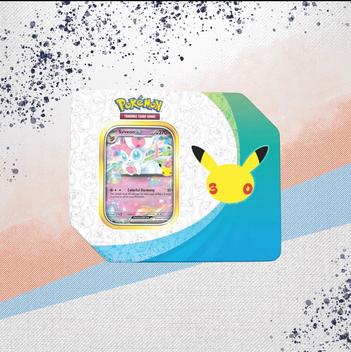 Pokemon 30th Celebration ex Tin