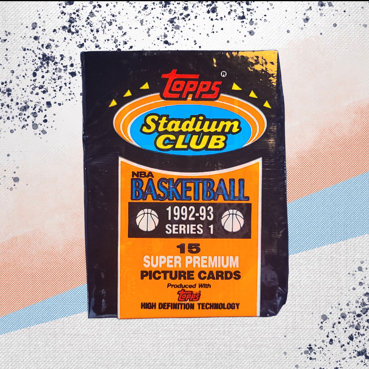 1992-93 Topps Stadium Club Series 1 Basketball Pack