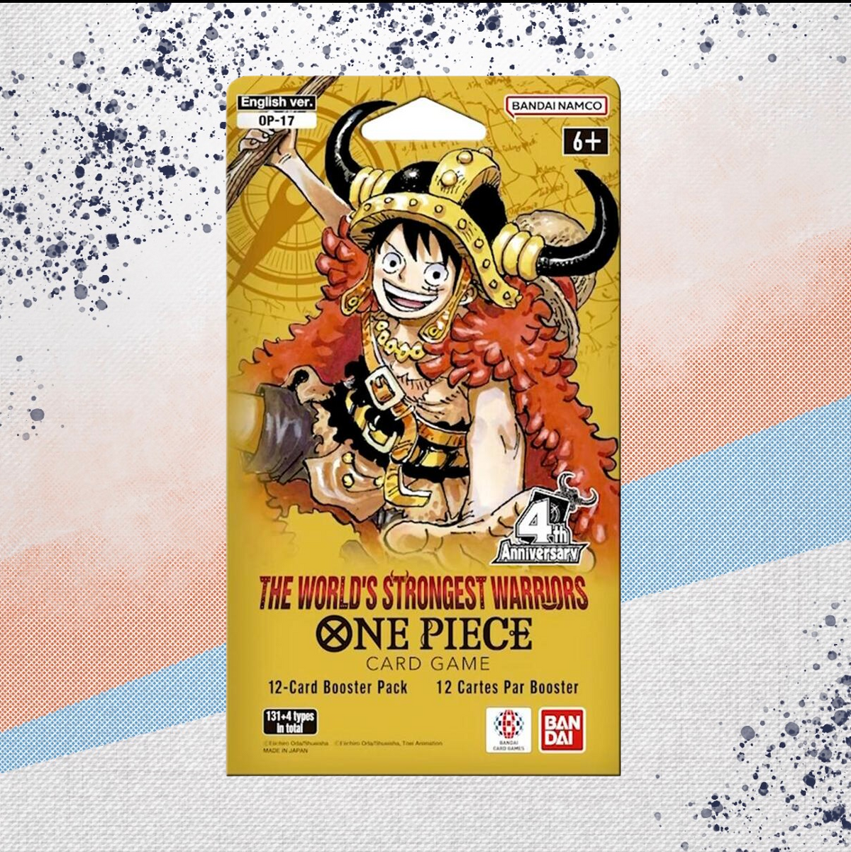One Piece OP17 The World's Strongest Warriors Sleeved Booster Pack