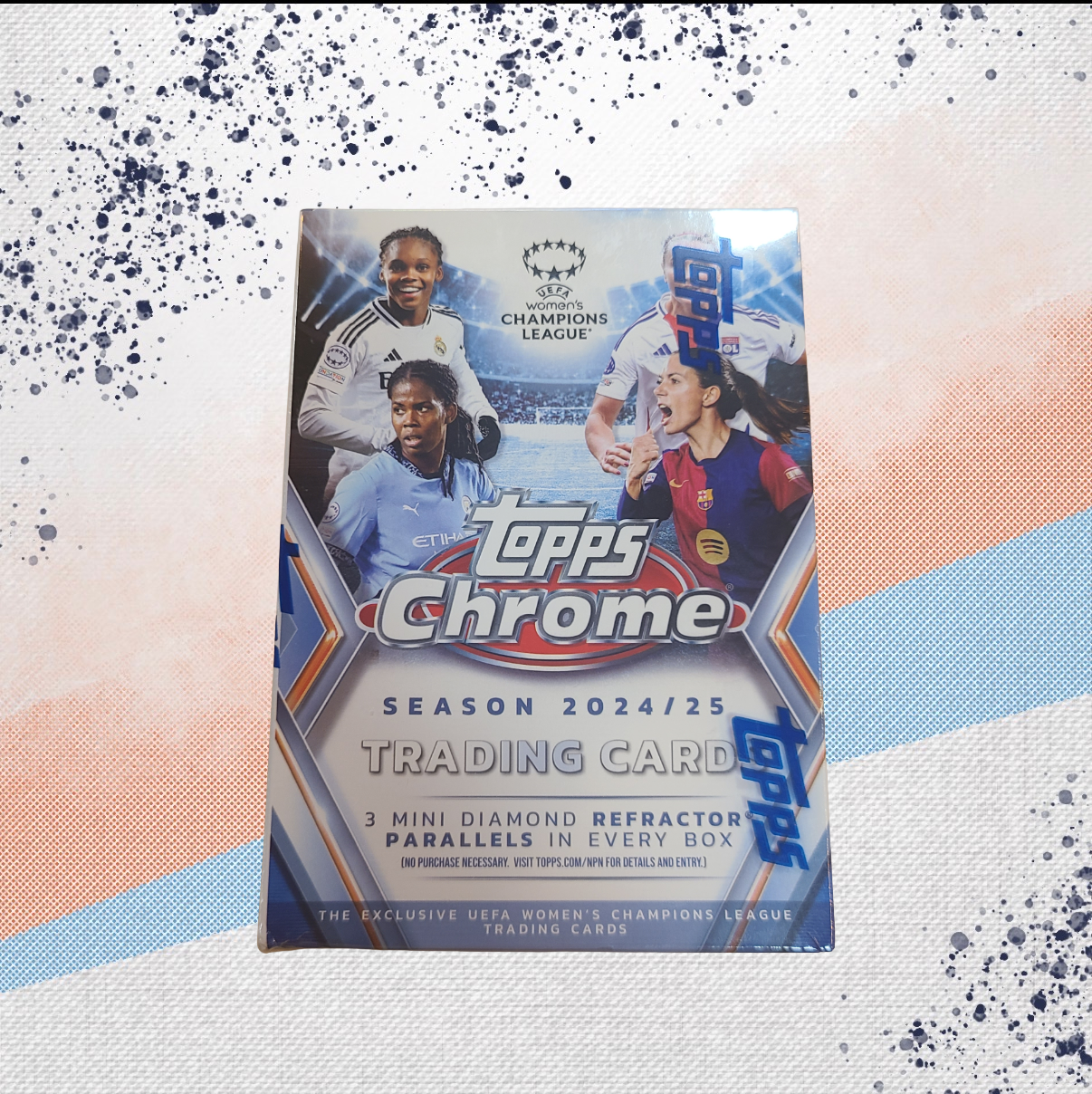 2024-25 Topps Chrome UEFA Women's Champions League Blaster Box