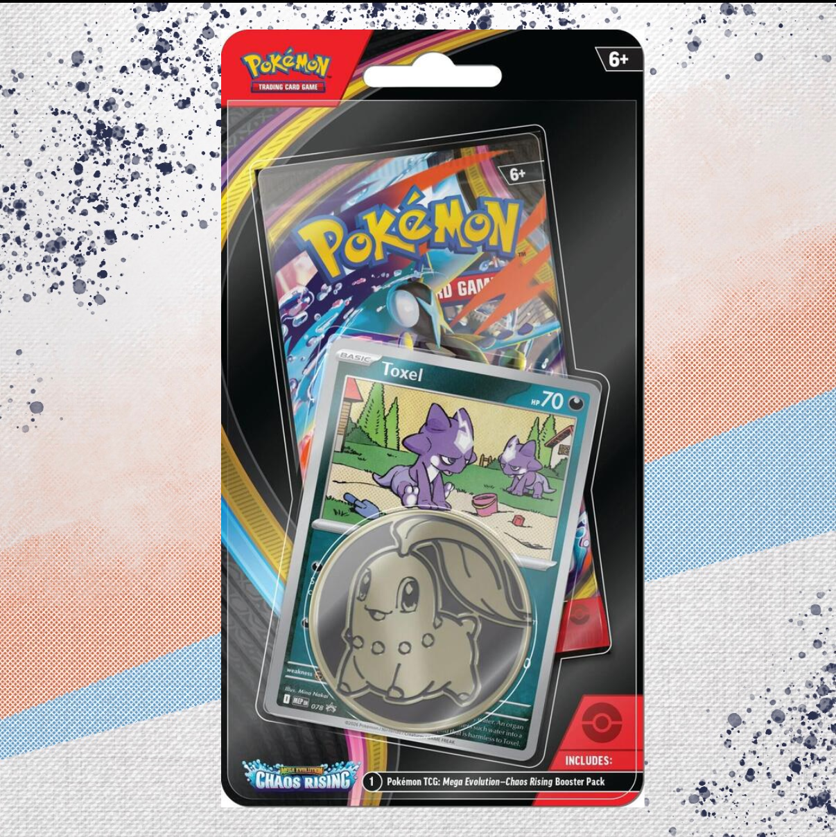 Pokemon Chaos Rising Toxel Single Pack Blister