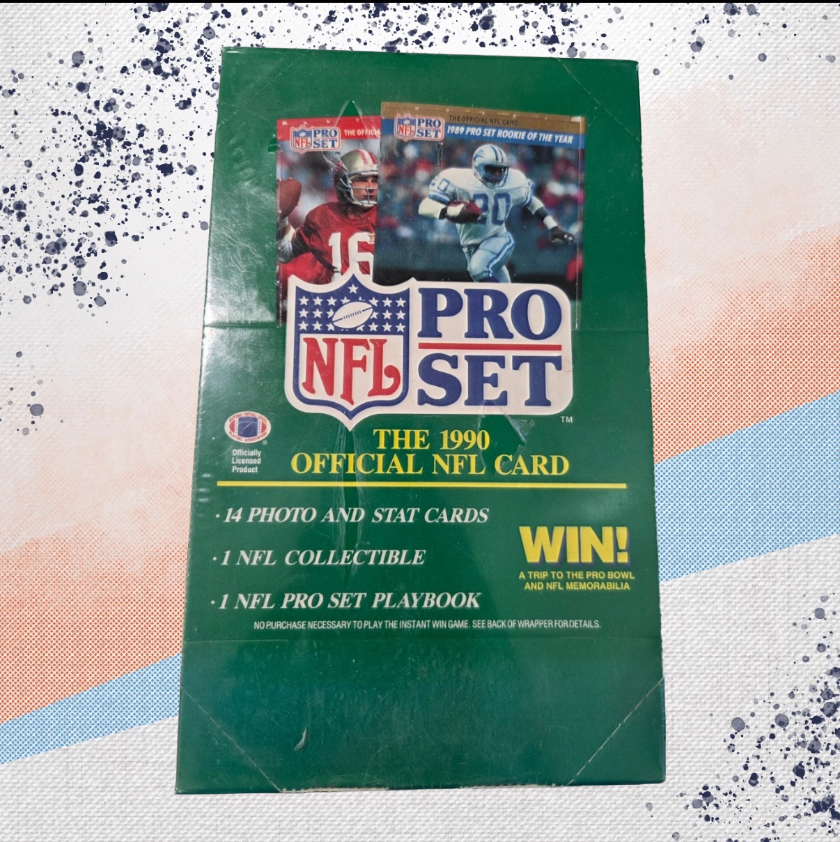 1990 Pro Set Series 1 Football Hobby Box