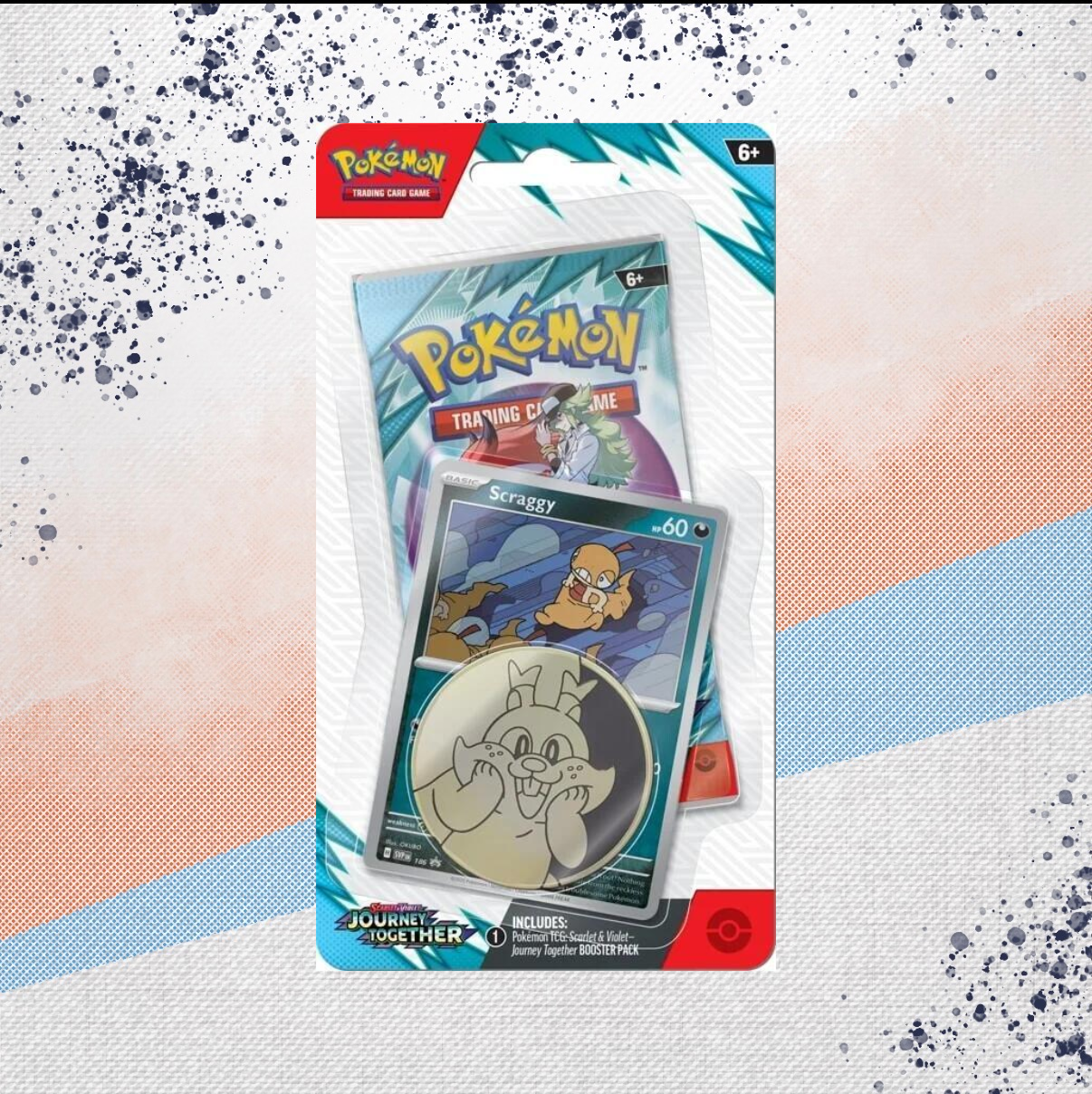 Pokemon Journey Together Scraggy Blister