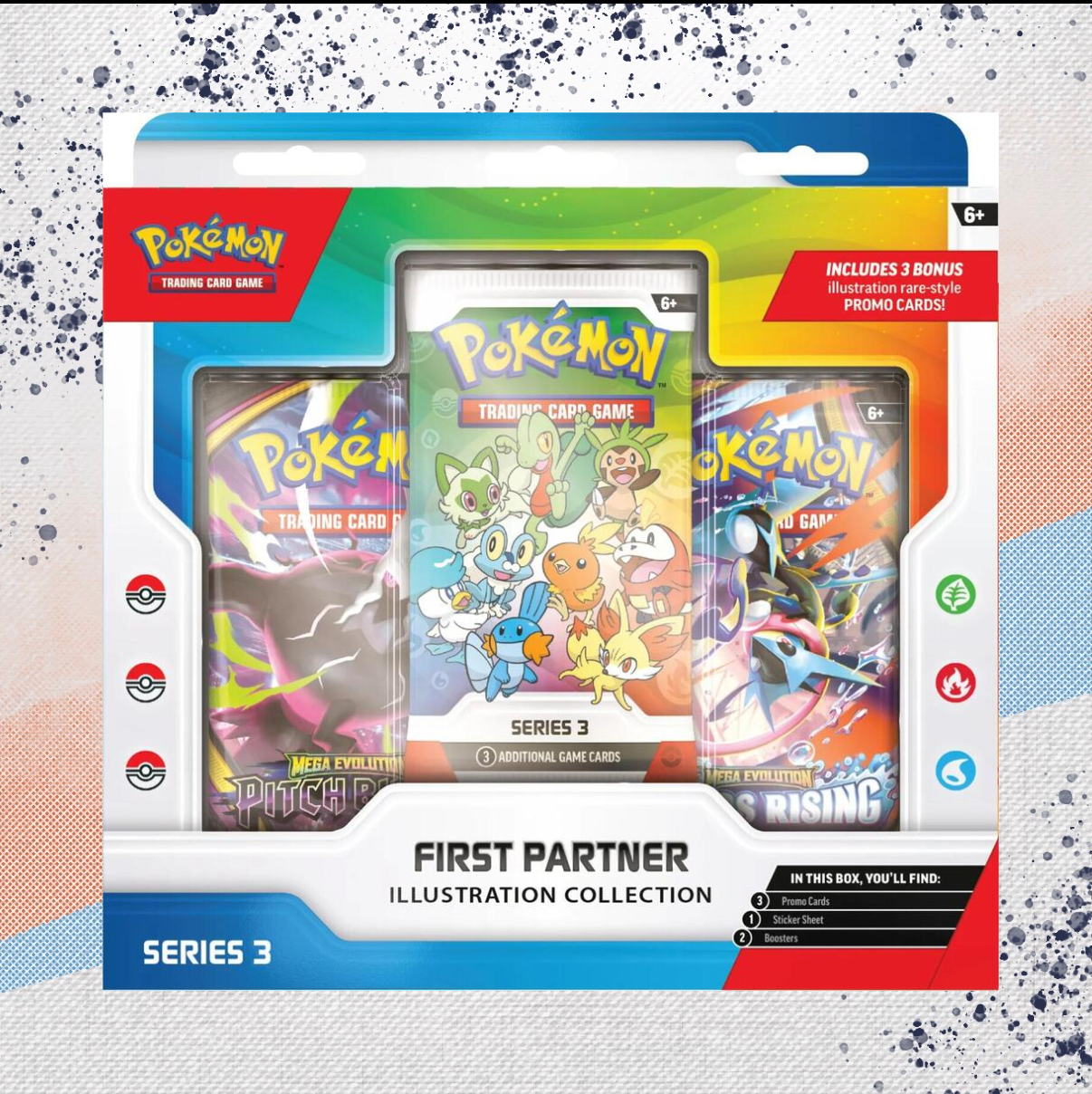 Pokemon First Partner Series 3 Illustration Collection Box