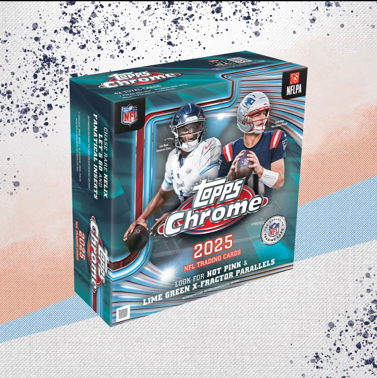 2025 Topps Chrome Football Mega Box