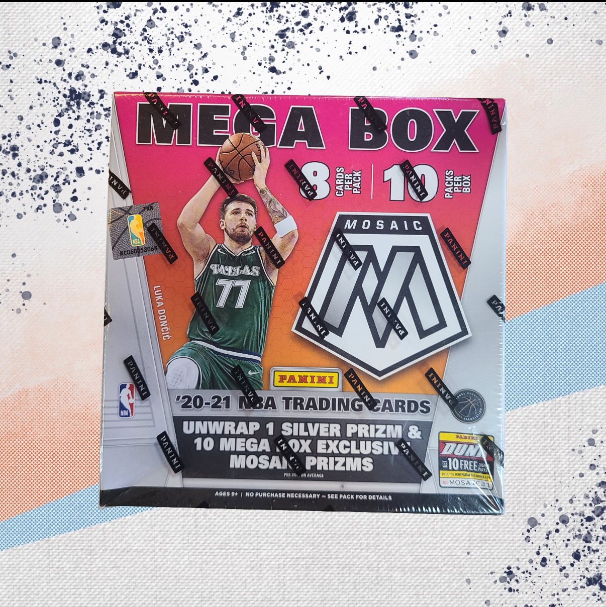 2020-21 Panini Mosaic Basketball Walmart Mega Box