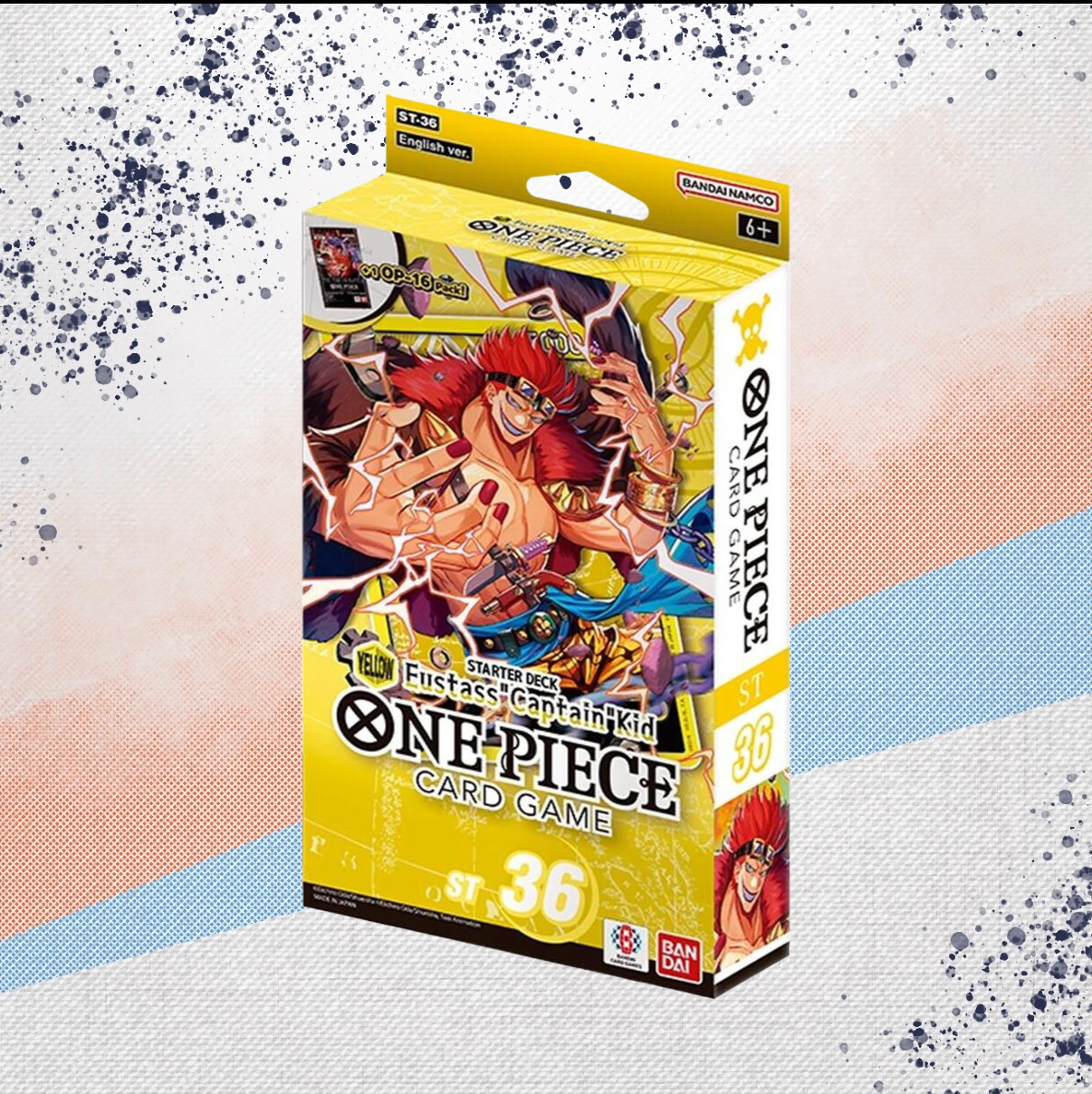 One Piece Eustass "Captain" Kid ST-36 Yellow Starter Deck