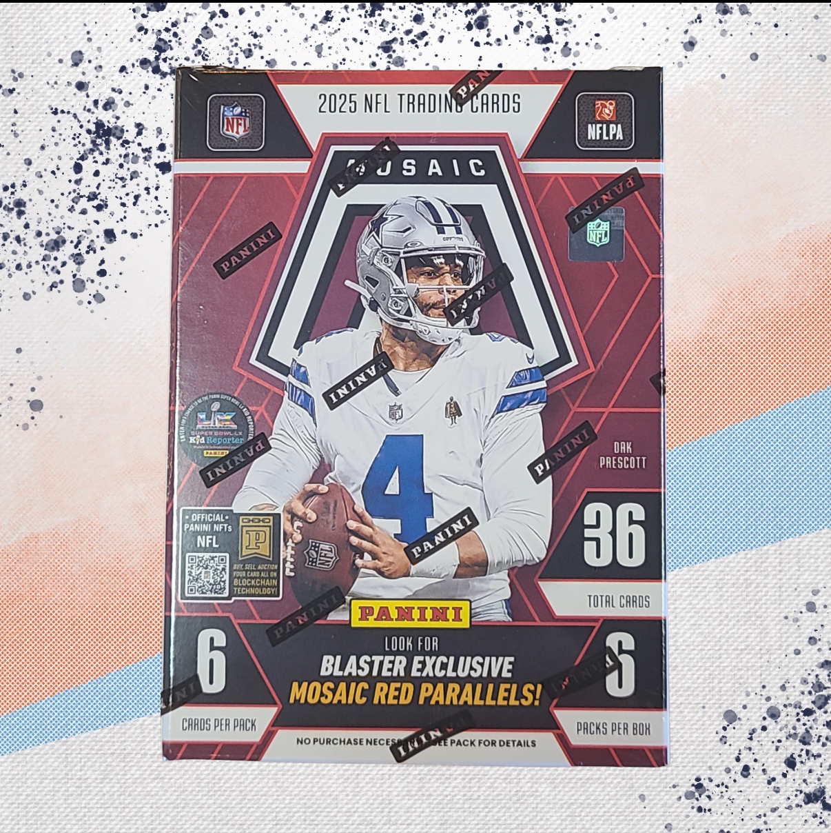 2025 Panini Mosaic Football Hobby Blaster Box