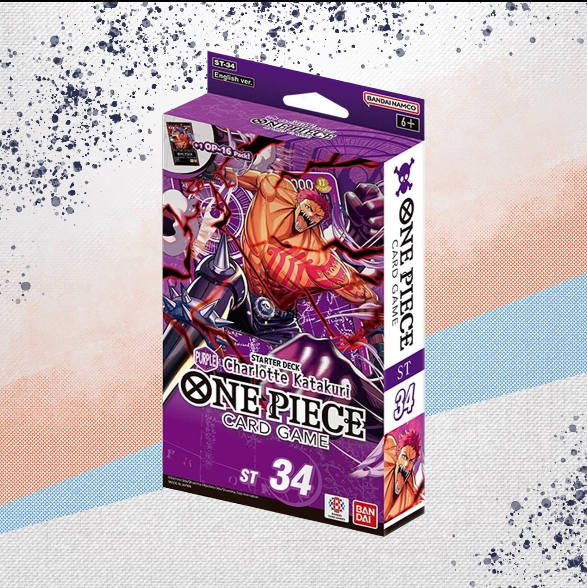 One Piece Charlotte Katakuri ST-34 Purple Starter Deck