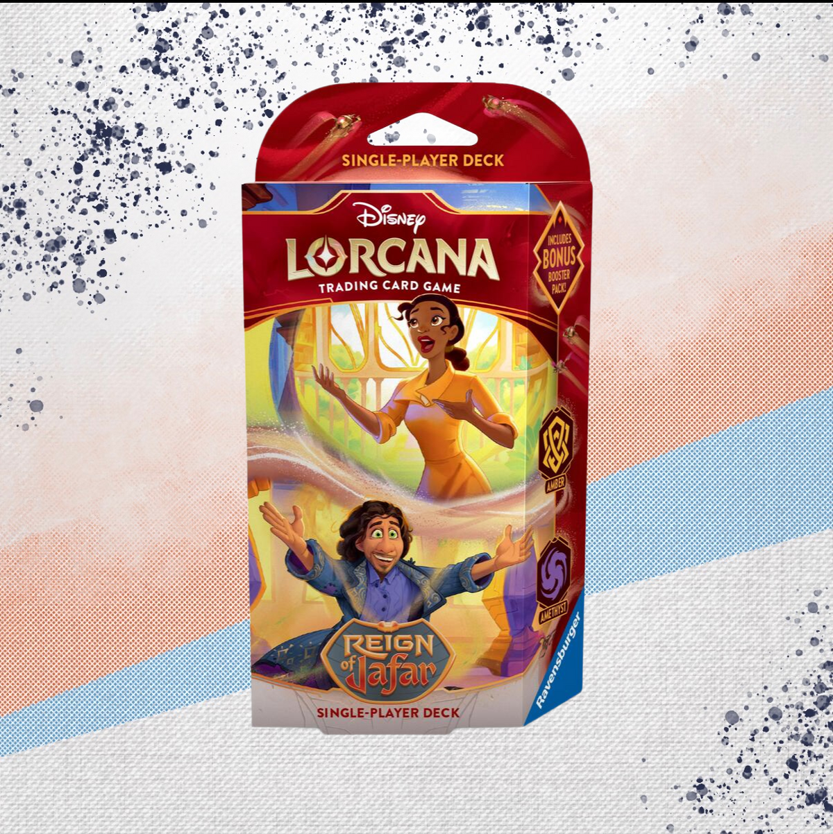 Disney Lorcana Reign of Jafar Single Player Deck (Amber &amp; Amethyst)